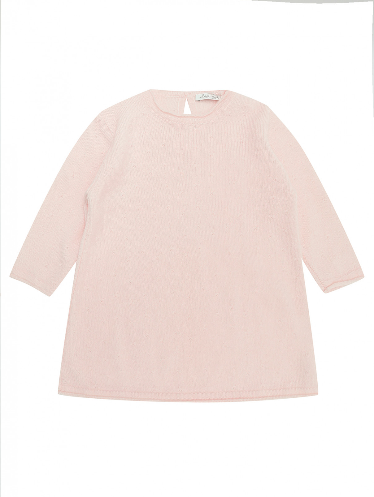 Платье теплое из кашемира Kyo  –  Общий вид  – Цвет:  Розовый