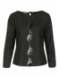 Блуза из шерсти с пайетками и завязками на спине Alberta Ferretti  –  Общий вид
