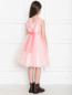 Платье без рукавов, декорированное цветком Aletta Couture  –  МодельВерхНиз1