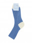 Высокие носки из хлопка с контрастными вставками MiMiSol  –  Общий вид