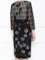 Платье-миди с узором и кружевной отделкой Marina Rinaldi  –  МодельВерхНиз1