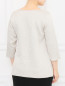 Блуза из фактурной ткани с V-образным вырезом Marina Rinaldi  –  Модель Верх-Низ1