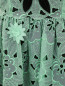Платье из хлопка с ажурным узором и отделкой Antonio Marras  –  Деталь