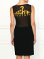 Платье-футляр с вышивкой на спине Moschino Couture  –  Модель Верх-Низ1