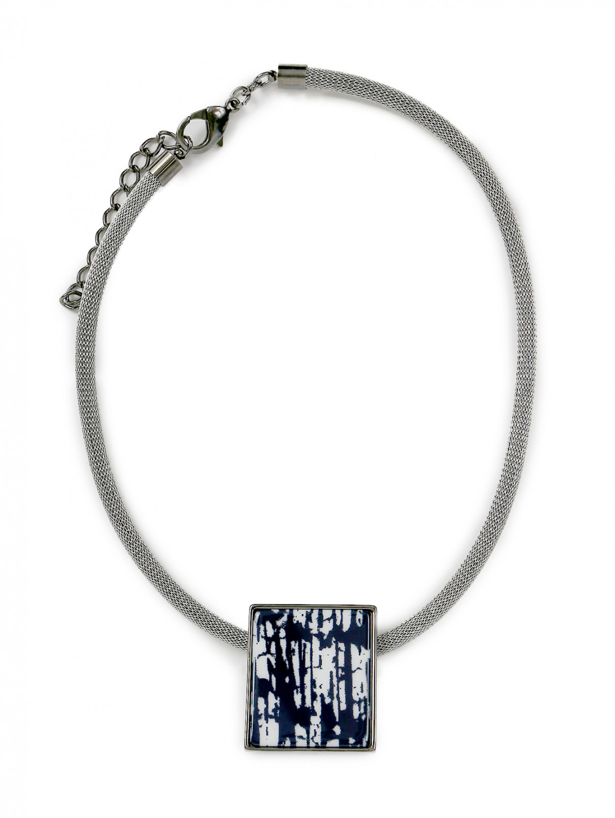 Ожерелье из металла с подвеской Marina Rinaldi  –  Общий вид  – Цвет:  Белый