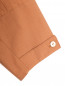 Блуза из хлопка с драпировкой Nanushka  –  Деталь1