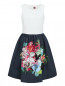 Платье-мини с цветочным узором Isola Marras  –  Общий вид