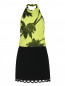 Платье-мини из шелка с открытой спиной Moschino Cheap&Chic  –  Общий вид