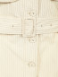 Хлопковое платье с узором "полоска", поясом и боковыми карманами Jean Paul Gaultier  –  Деталь1