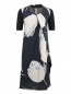 Платье-мини с короткими рукавами и узором Antonio Marras  –  Общий вид