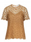 Кружевная блуза из хлопка Max Mara  –  Общий вид
