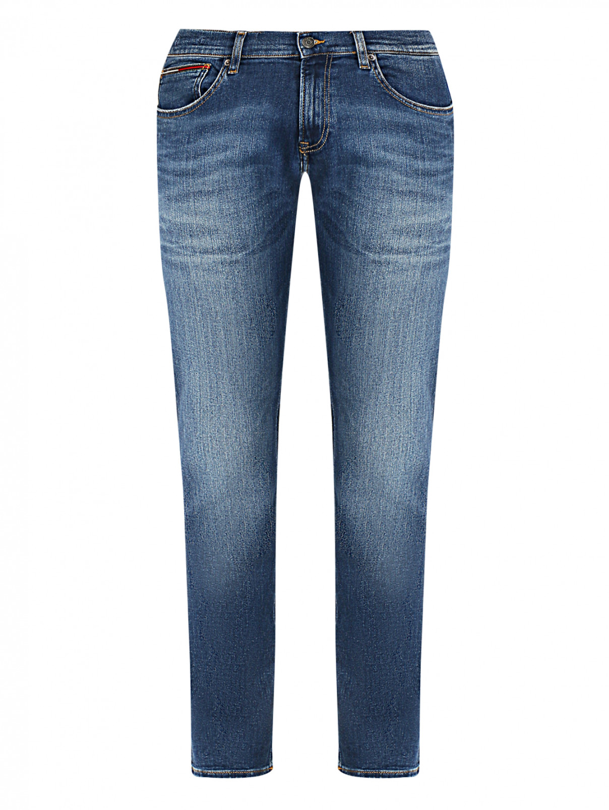 Джинсы зауженного кроя Tommy Jeans  –  Общий вид  – Цвет:  Синий