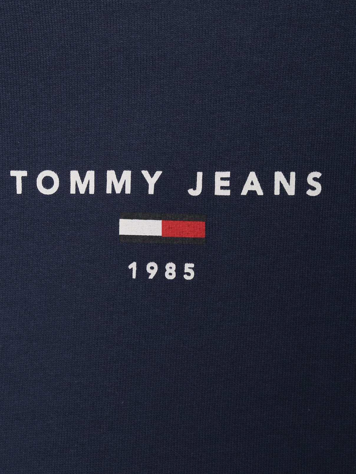 Свитшот из смешанного хлопка с принтом Tommy Jeans  –  Деталь  – Цвет:  Синий