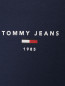 Свитшот из смешанного хлопка с принтом Tommy Jeans  –  Деталь