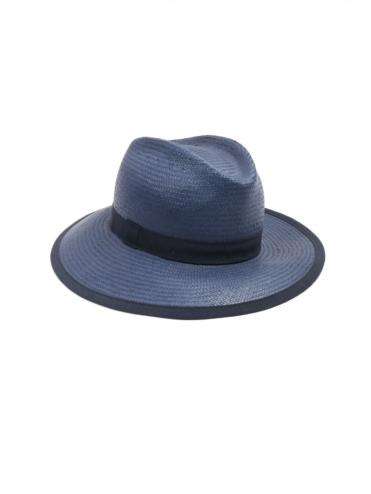 Шляпа плетеная Weekend Max Mara  –  Общий вид  – Цвет:  Синий