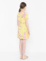 Платье из вискозы с цветочным узором N21  –  МодельВерхНиз1
