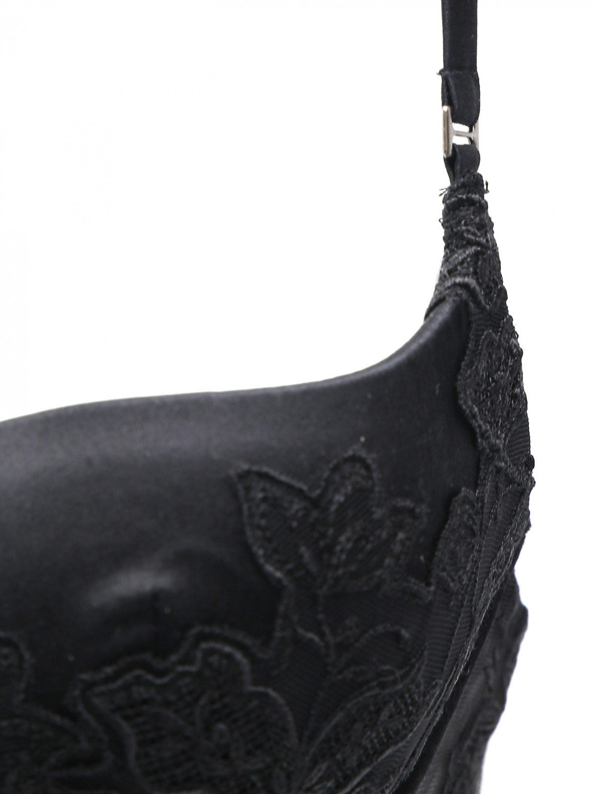 Бюстгальтер с декоративной вышивкой La Perla  –  Деталь1  – Цвет:  Черный