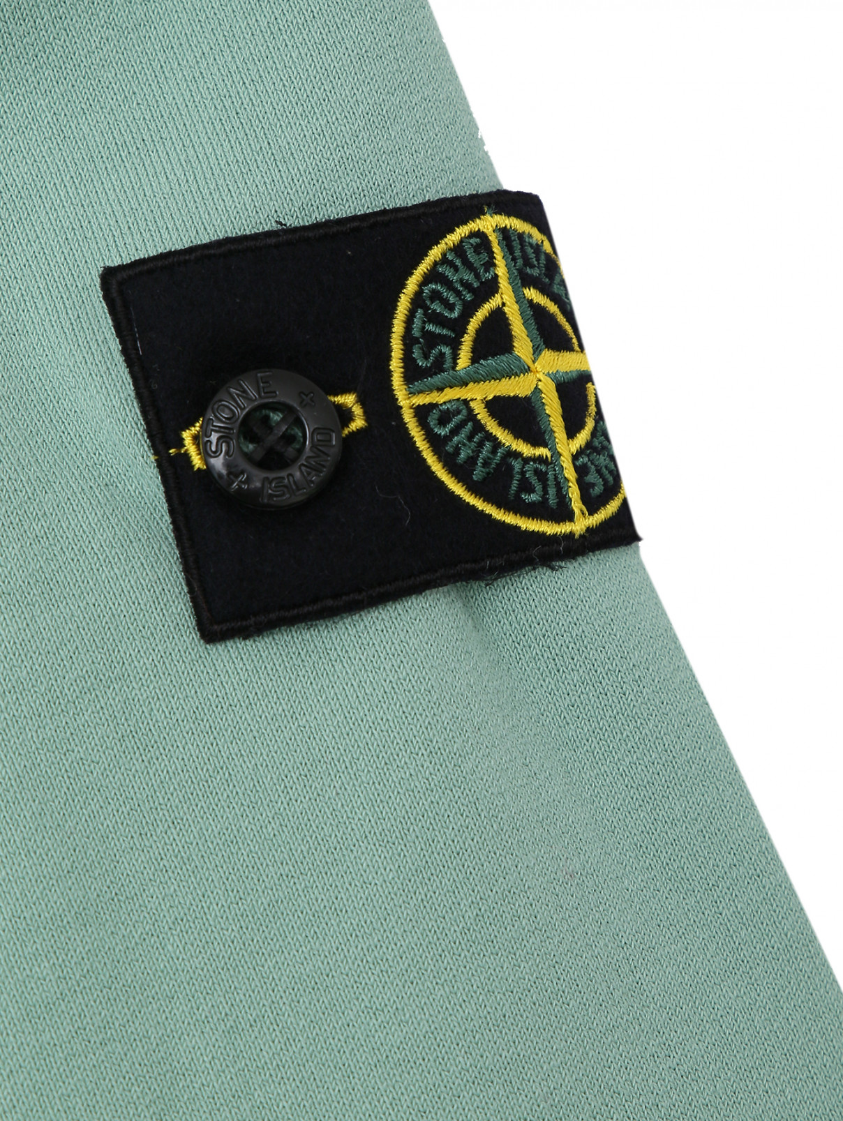 Трикотажная толстовка с карманами Stone Island  –  Деталь1  – Цвет:  Зеленый