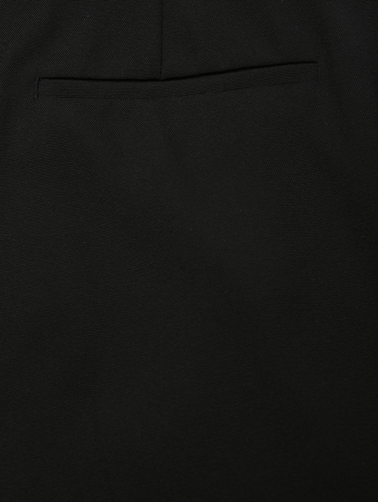 Брюки однотонные со стрелками Sportmax  –  Деталь1  – Цвет:  Черный
