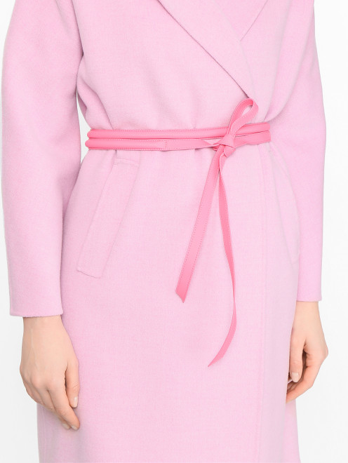 Тонкий пояс из кожи Ermanno Scervino - МодельОбщийВид