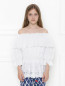 Блуза хлопковая в крестьянском стиле Dolce & Gabbana  –  МодельВерхНиз