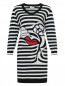 Платье из хлопка с узором "полоска" Sonia Rykiel  –  Общий вид