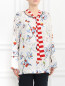 Блуза асимметричного кроя с узором Antonio Marras  –  Модель Верх-Низ