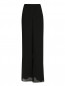 Широкие брюки на резинке прямого кроя Marina Rinaldi  –  Общий вид