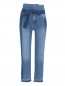 Комбинированные джинсы с поясом Max&Co  –  Общий вид