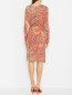 Платье из вискозы с узором Etro  –  МодельВерхНиз1