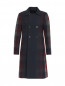 Пальто из шерсти с контрастными вставками Jil Sander  –  Общий вид