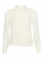 Блуза шелковая с декоративной сборкой Michael by Michael Kors  –  Общий вид