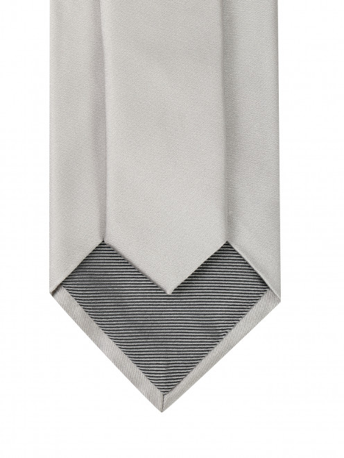 Однотонный галстук из шелка - Деталь1