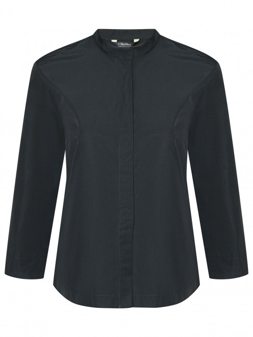 Однотонная рубашка из хлопка Max Mara - Общий вид