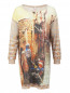 Трикотажное платье-мини из хлопка, декорированное пайетками Antonio Marras  –  Общий вид