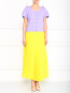 Плиссированная юбка-миди Love Moschino  –  Модель Общий вид