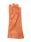 Перчатки из гладкой кожи с логотипом Moschino  –  Обтравка1