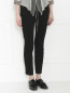Узкие трикотажные укороченные брюки Diane von Furstenberg  –  Модель Верх-Низ