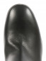 Высокие сапоги из кожи с узором на устойчивом каблуке Pollini  –  Обтравка3