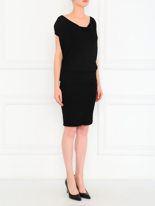 Платье трикотажное без рукавов Donna Karan - Модель Общий вид