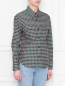 Рубашка с узором клетка Calvin Klein 205W39NYC  –  МодельВерхНиз