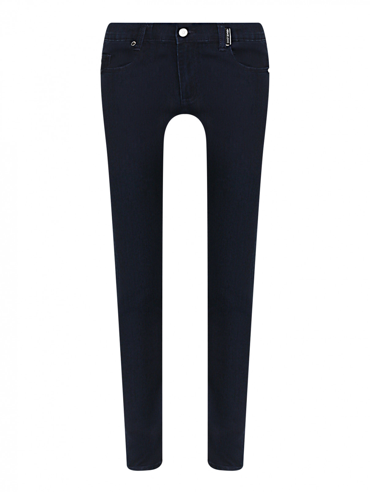 Джинсы из темного денима Versace Jeans  –  Общий вид  – Цвет:  Синий
