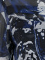 Блуза из шелка с узором Alexander McQueen  –  Деталь