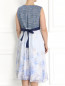 Платье из комбинированной ткани с цветочным узором Marina Rinaldi  –  Модель Верх-Низ1