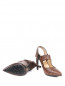 Туфли из кожи на высоком каблуке Moschino  –  Обтравка5