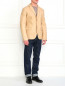 Куртка из кожи с нагрудным карманом Jil Sander  –  Модель Общий вид