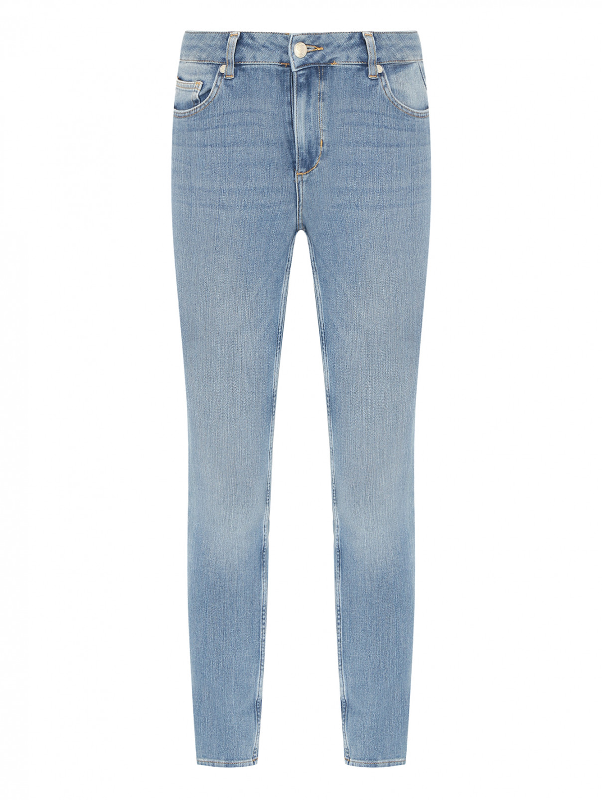 Зауженные джинсы с карманами SILVIAN HEACH  –  Общий вид  – Цвет:  Синий
