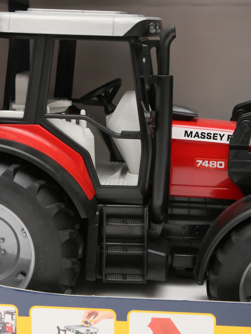Трактор Massey Ferguson c манипулятором и прицепом - Обтравка2