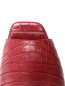 Босоножки с эффектом кожи крокодила на высоком каблуке Max&Co  –  Обтравка3