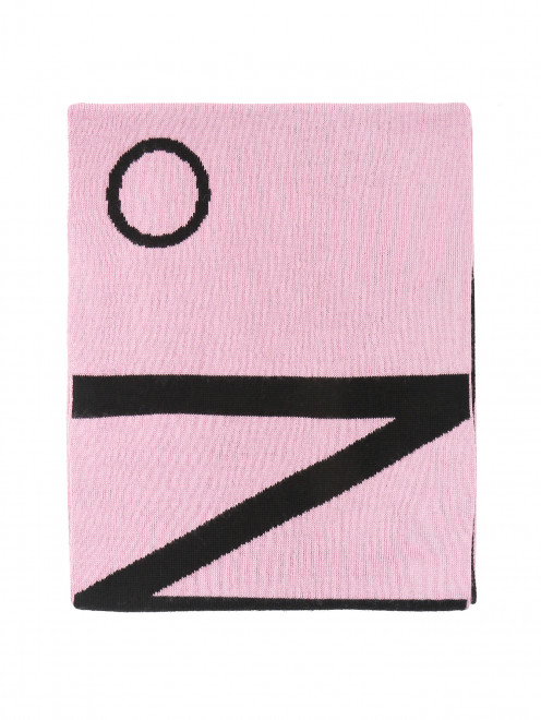Двусторонний шарф с логотипом - Общий вид